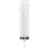 White 150ml enema syringe with tapered tip and measurement markings