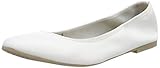 rutschfester Sohle Tamaris Damen 1-1-22128-22 117 Geschlossene Ballerinas Weiß (White Leather 117), 38 EU