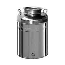 BIN Faßcontainer EDELSTAHL FÜR ÖL "OLIVARI" LT. 50.: Amazon.de: Baumarkt