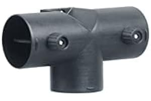 BYNYXI Przyłącze kanału w kształcie litery T, 3-drożny podgrzewacz powietrza na olej napędowy, akcesoria do podłączenia węża, złączka rurowa, tworzywo sztuczne ABS, rozdzielacz wentylacji, łącznik kanałowy