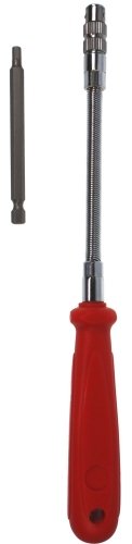 Flexibler Bithalter mit 1/4" Bit-Aufnahme, inklusive Inbus 4 x 90 mm
