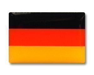 Preisvergleich Produktbild Yantec Flaggenpin Deutschland Pin rechteckig