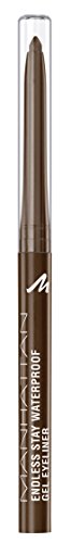 Manhattan Endless Stay Waterproof Gel Eyeliner, 001 rich brown, langanhaltend, wisch und wasserfest, ohne anspitzen, 1er Pack