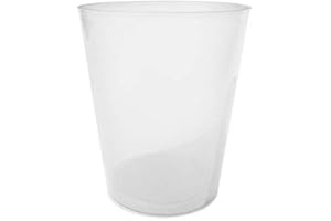 TELEVASO - 1000 uds - Vaso Sidra 480 ml Reutilizable Ligero - Polipropileno (PP) - Color traslúcido - Vaso ecológico Libre de BPA, Ideal para cerveza, cubatas, agua
