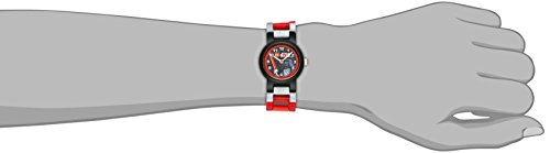 LEGO-Star-Wars-Darth-Vader-Kinder-Armbanduhr-mit-Minifigur-und-Gliederarmband-zum-Zusammenbauen-schwarzrot-Kunststoff-Gehusedurchmesser-28-mm-analoge-Quarzuhr-Junge-Mdchen-offiziell