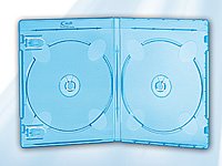 Blu-ray Soft-Hüllen blau-transparent im 10er-Pack für je 2 Discs - 3