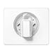 Produktbild Jung Abdeckung SL 1541 WW für Drehschalter SL 500 Abdeckung/Bedienelement für Installationsschalterprogramme 4011377114319