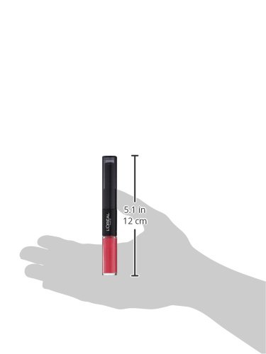 L’Oreal Paris Lippen Make-up Indefectible Lippenstift, 121 Flawless Fuchsia /Liquid Lipstick für 24 Stunden volle Lippen mit feuchtigkeitsspendendem Lippenpflege – Balsam, 1er Pack - 4