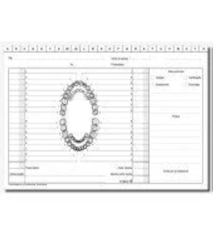 100 Schede Per Dentisti EDIPRO - Formato 17x24 Cm, Registro Universale - Foto 7
