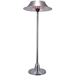 GREADEN [Livré Avant Noël] Parasol Chauffant Infrarouge Jupiter Grand réflecteur Chauffage électrique de terrasse à Halogène 3000W Extérieur IP44 Radiateur Jardin/Patio/Intérieur