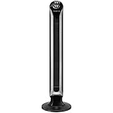 Rowenta VU6620 Eole Infinite Ventilatore a Torre, Silenzioso, Risparmio Energetico, Timer Fino a 3 Velocità, Nero