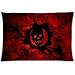 Gear Of War Cushion Cover Pillow Case Zippered Pillowcase 16x24 (Twin Sides)
