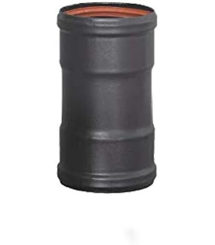 Rosone Coprimuro Acciaio Inox 80mm Nero | Per Stufe, Caldaie E Canne Fumarie - Certificato E Resistente Al Calore