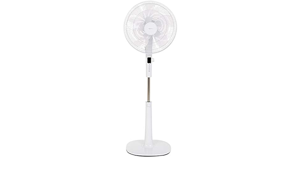 Amazonbasics Oscillating Dual Blade Standing Pedestal Fan With Remote Quiet Dc Motor 16 Inch Renewed Amazon Co Uk Home Kitchen
