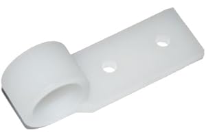 Miederhoff 10 Stück - Planenhaken geschlossen weiß für Expanderseil