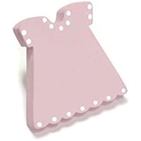 Bouton de meuble,poignée de meuble enfant robe rose à pois blancs