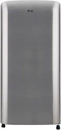 LG 190 L 3 Star Direct-Cool Single Door Refrigerator (GL-B201RPZD, Shiny Steel, Moist 'N' Fresh)