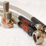 Huey Stainless Steel Braided Brake Lines Toyota Celica 2.0 GT-Four ST185 1989-1993