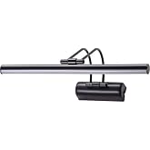 By-Lamp Siyah Ayna &Uuml;st&uuml; 50 cm Led Banyo Aplik Duvar Ayna Resim Tablo