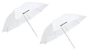 Sonia Professional White Umbrella 100cms 36 inch/91cm for Photography Studio Light Flash, Camera Flash, Video Light 2 Pcs Combo