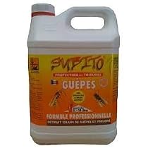 Concentré Anti-Guêpes SUBITO 5L - Protection Toitures Et Nids - Garantie 1 An