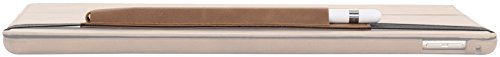 StilGut Pencil-Halter für Apple 12,9″ iPad Pro aus echtem Leder. Stift-Halterung zur sicheren Aufbewahrung des Apple Pens, Cognac Vintage - 5