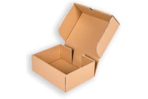 Mottola packaging - 30 Scatole Per Spedizioni -22.5x17.5x8.5H cm - Scatole Fustellate Automontanti avana