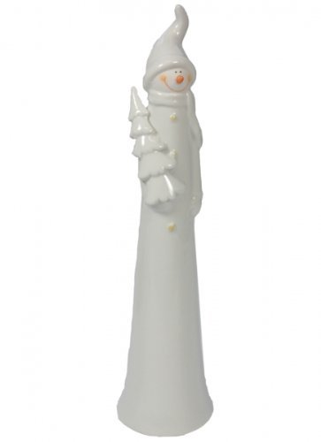 Preisvergleich Produktbild Schneemann aus Porzellan Menge:1Stück
