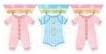 Baby Clothes Line Flag Banner (11.5ft)