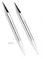 Nova Metall vernickelte Nadelspitzen (ohne Seil) 3,0mm (10415) - 2