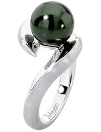 MISAKI Ring HYPNOTIC 58 - Anillo de plata de ley con perla, talla 18 (18,47 mm)