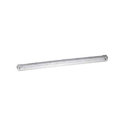 LEDVANCE Submarine LED | Réglette étanche 120cm | Gris | Culot G13 | 17 Watts - 1550 Lumens | Blanc Froid 4000K | Etanche IP65