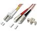 Produktbild Mcab 7003308 OM3 LC-SC 50/125MJU 2m LSZH LWL Duplex Jumper Kabel aqua