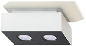 Lamp Ceiling Modern LED ready Steel Made In Eu - HOME OFFICE LIGHT HYDRA 2 WHITE NL.0067