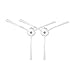 Produktbild Zhuhaimei,2 STÜCKE Seitenbürste Roboterstaubsauger Ersatzteile für Xiaomi Roborock(Color:Weiss)
