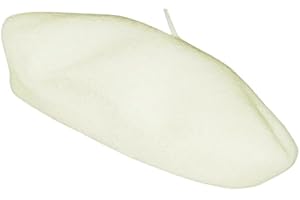 reshmena® Adult Beret Hat Women French Style Wool Beret Hat Plain Classic Color Beret's Hat, Unisex Soft Warm Outdoor Vintage Artist Hats Beanie Unisex Hat