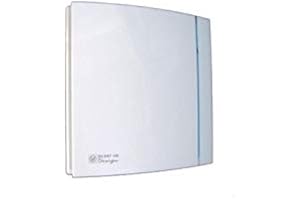 S&P - SOLER&PALAU Soler & Palau SILENT DESIGN-100 CRZ ECOWATT Extracteur design ultra silencieux Diam 100 mm Blanc