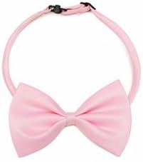 Doggie Style Store Light Pink Shiny Cat Kitten Bow Tie