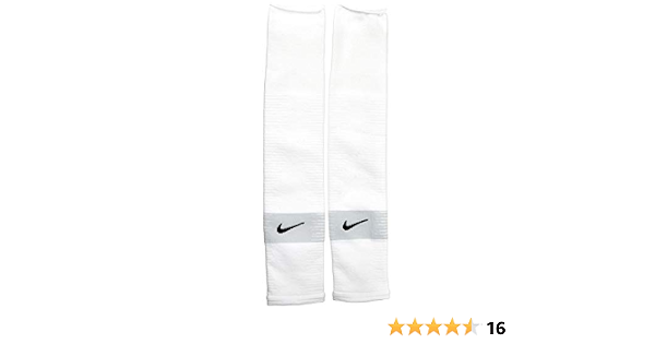 Nike Soccer Sock Leg Sleeve White S/M 