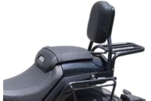 SPAAN Schienalino in acciaio nero senza portapacchi compatibile con Morbidelli MBP C1002V