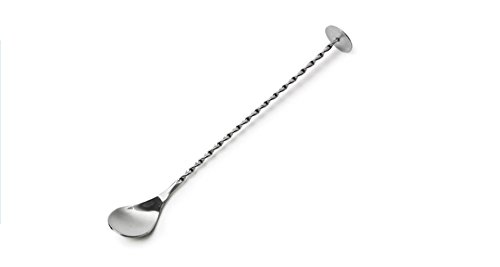Lyuboov mescolare cocktail in acciaio INOX Ice bar cucchiaio ritorto maniglia SPOON28 cm
