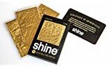 SHINE 24K GOLD 1.25 ROLLING PAPERS - CHOOSE FROM 1,3,5 OR 12 SKINS (FULL PACK) (1)