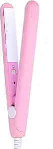 AVRICH GREEN Mini Hair Straightener - Small Hair Straightening Machine for Women - Travel Size Hair Straightener