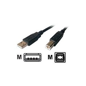 Cabling® Druckerkabel Lexmark Epson Canon HP Kyocera Samsung USB 2.0 A – B, 2 m. USB-Kabel 2.0 A auf B, Kabel für Drucker, Scanner, HP, Epson – 1,80 m. Schwarz - 5