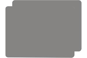 MXDHOKY 2 Pezzi Tovagliette Grande in Silicone per Bambini, Tovaglietta Multifunzionale Antiscivolo, Lavabili Tovagliette,Anti-scalatura,Anti-polvere, Adatto per Ristorante, Cucina(Grigio Scuro)