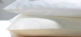 PAIR OF COT BED PILLOW CASE 16"X24"-WHITE (2 UNITS)