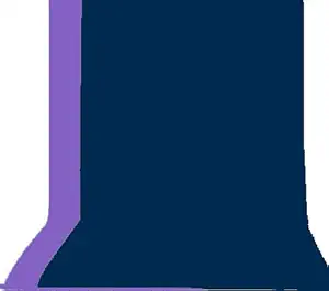 Cam Cart Non-Transparent 2-in-1 Photography Backdrop Background Chromakey, 2 Colors in Single Backdrop (8X12, Purple & Navy Blue)