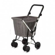 Preisvergleich Produktbild Faltbarer Einkaufstrolley Play We Go grau Textured