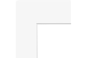 PHOTOLINI Passepartout Karton A3 30x42 cm außen für Bilder 20x30 cm, Reinweiß, 1,5 mm, säurefrei, alterungsbeständig, Schrägschnitt - Präsentation & Schutz Ihrer Bilder und Fotos