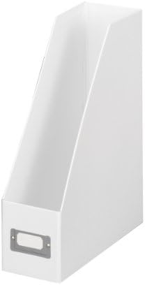 Zeller 17762 32.5 x 10 x 27.5 cm Magazine Storage Box Cardboard, White